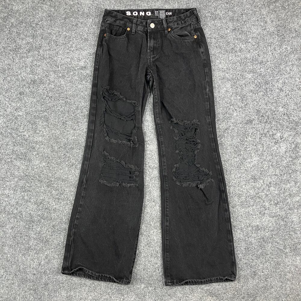 S.O.N.G. Women’s Black Flare Jeans